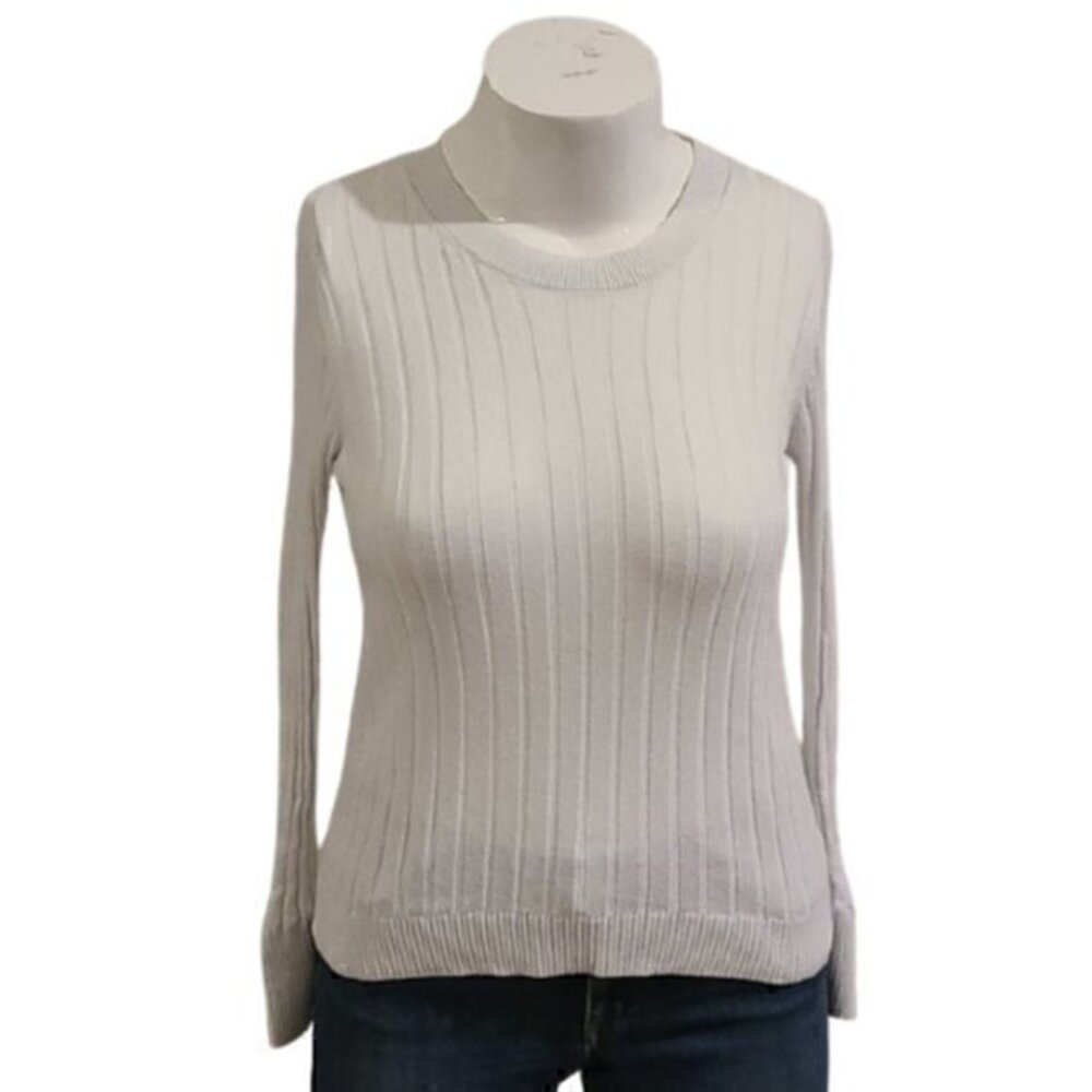 [A New Day] White Crew Neck Long Sleeve- Size S